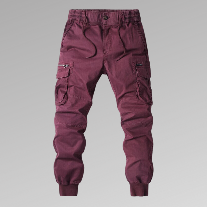 Nando - Męskie spodnie CargoStyle Cargo pants Warschau Fashion Czerwony S