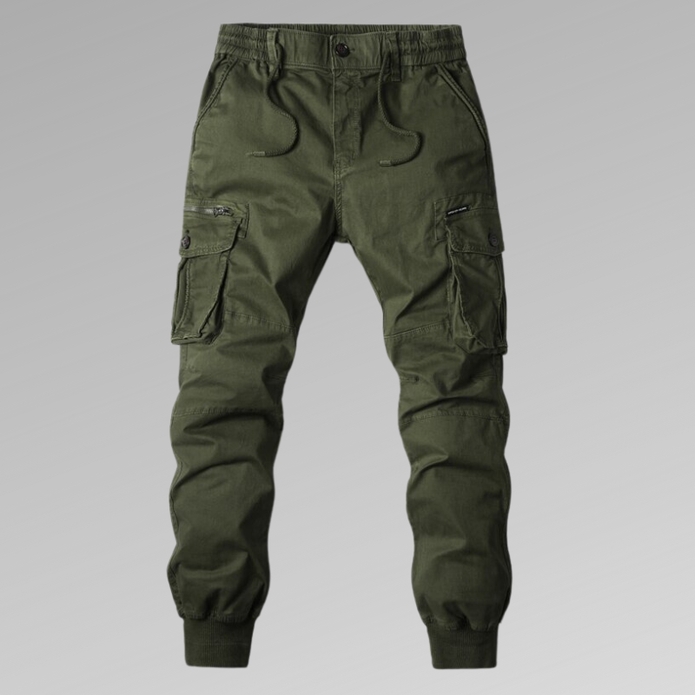 Nando - Męskie spodnie CargoStyle Cargo pants Warschau Fashion Zielony S