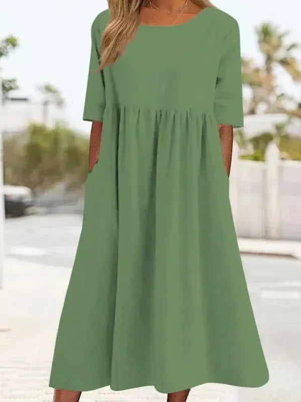 Ivanna | Sukienka Wypoczynkowa Summer Dress Women Warschau Fashion Jasnozielony S