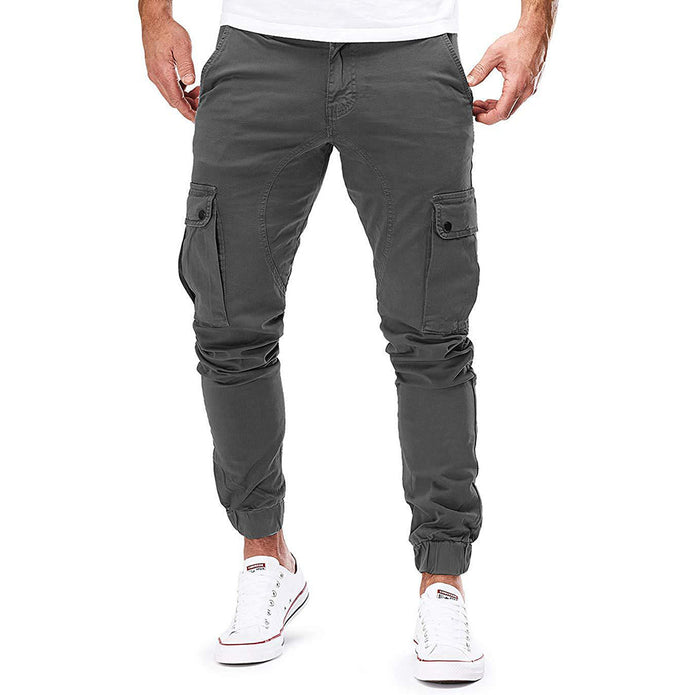 BECKETT - CargoMax spodnie męskie Men Summer Pants Warschau Fashion Ciemnoszary S