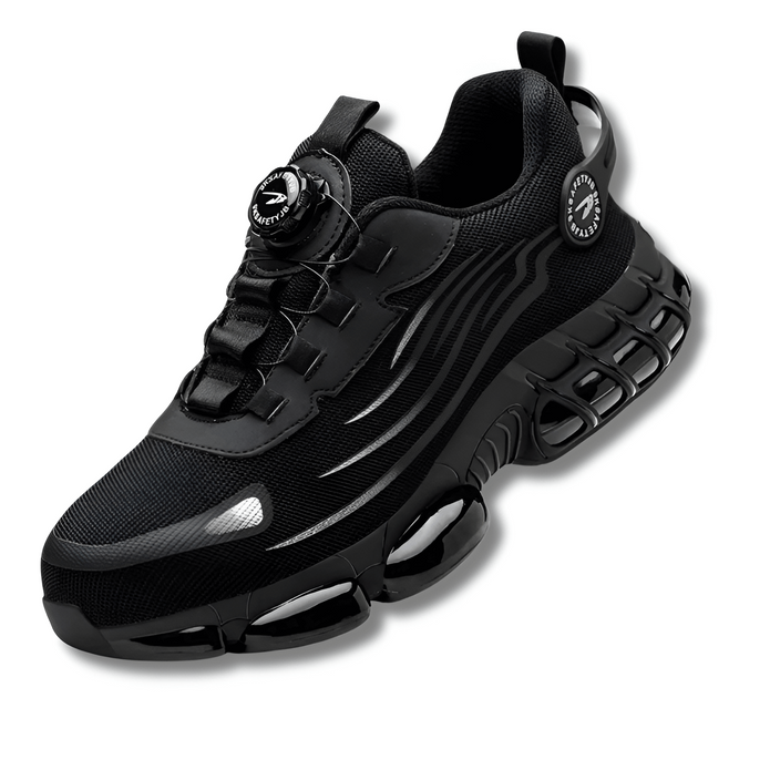 Buty Ochronne OrtoMęskie dla mężczyzn - Josefo Shoes Warschau Fashion Czarny 36