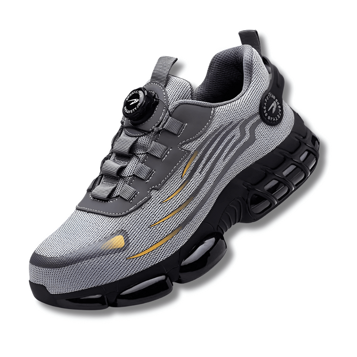 Buty Ochronne OrtoMęskie dla mężczyzn - Josefo Shoes Warschau Fashion Szary 36