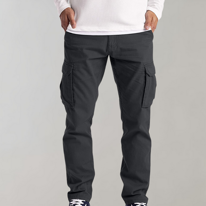 Odger - Spodnie typu Cargo dla mężczyzn Men Summer Pants Warschau Fashion Ciemnoszary S