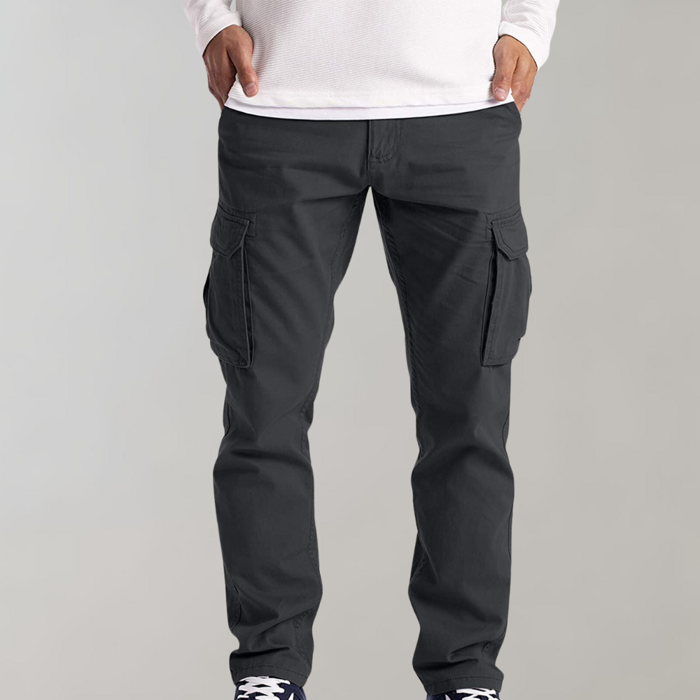 Odger - Spodnie typu Cargo dla mężczyzn Men Summer Pants Warschau Fashion Ciemnoszary S