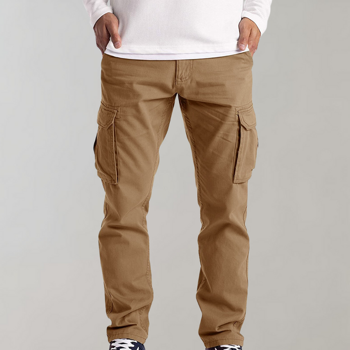 Odger - Spodnie typu Cargo dla mężczyzn Men Summer Pants Warschau Fashion Khaki S