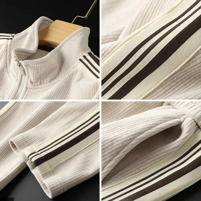 Oddychający i Komfortowy Męski Dres Sportowy Men Sets Warschau Fashion
