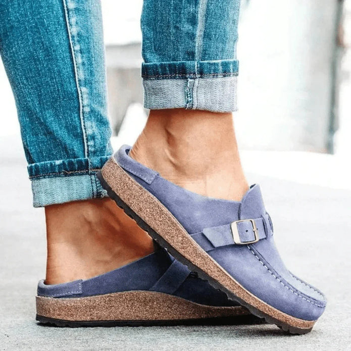 Milo – Ergonomiczne Sandały Damskie FemiStep Schoenen dames Warschau Fashion Fioletowy 35