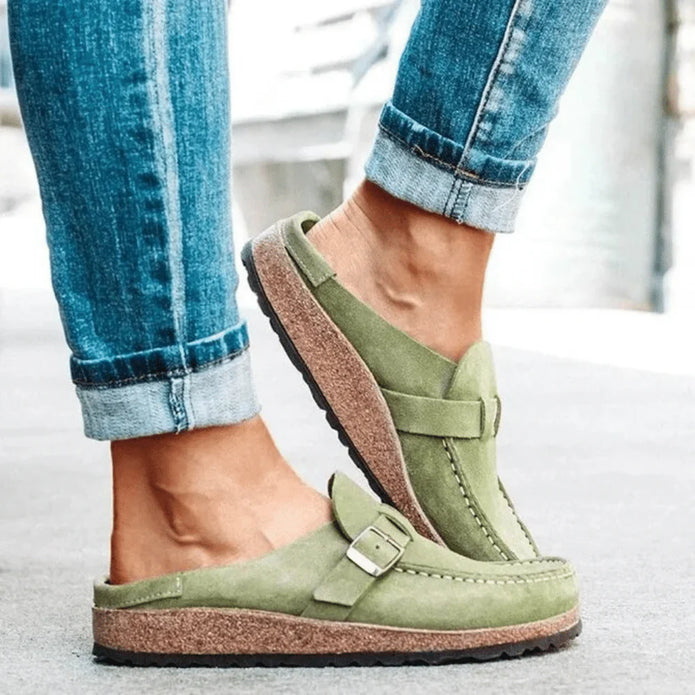Milo – Ergonomiczne Sandały Damskie FemiStep Schoenen dames Warschau Fashion Zielony 35