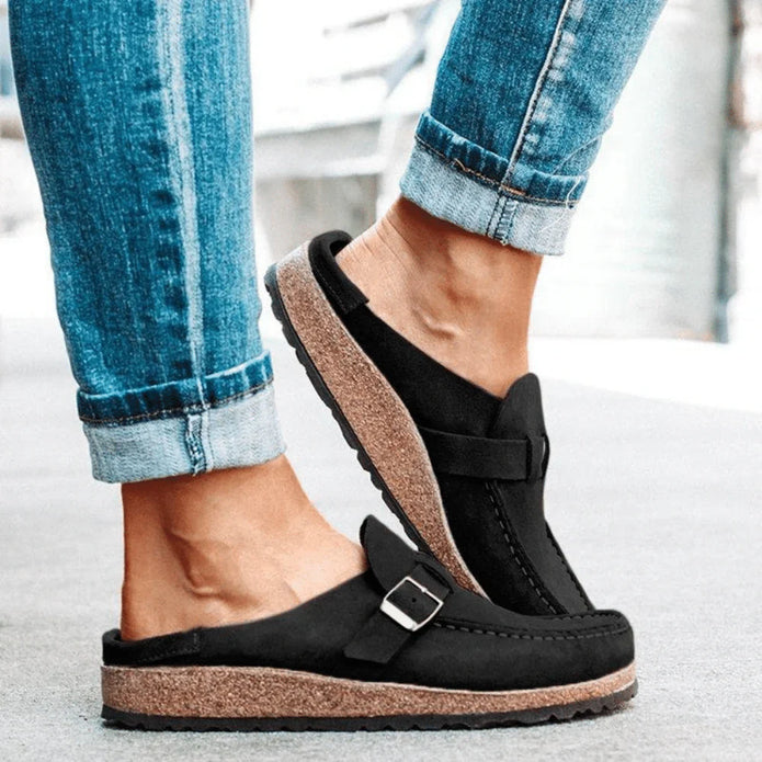 Milo – Ergonomiczne Sandały Damskie FemiStep Schoenen dames Warschau Fashion Czarny 35