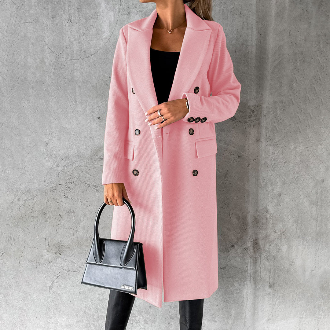 WRENLEY - Zimowy Płaszcz Damski Women Winter Jacket Warschau Fashion Różowy S