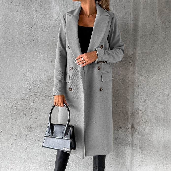 WRENLEY - Zimowy Płaszcz Damski Women Winter Jacket Warschau Fashion Szary S