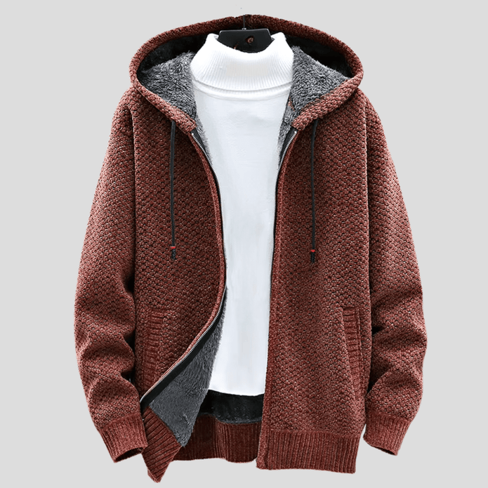 Dzianinowa kamizelka Bjørn Sweater Warschau Fashion Brązowy M
