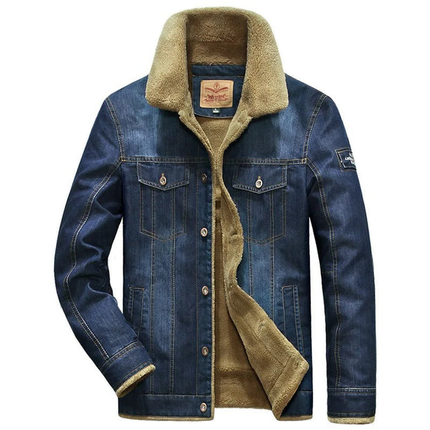 Eberhard | Męska Kurtka Zimowa | Komfortowa Men Jackets Warschau Fashion Granatowy XS
