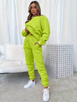 Komfortowy Zestaw Biegowy dla Kobiet Comfort Dames Jogging Set Ensemble Warschau Fashion Żółty S