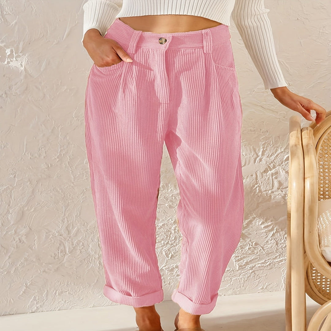 Bellarose | Eleganckie damskie spodnie z sztruksu