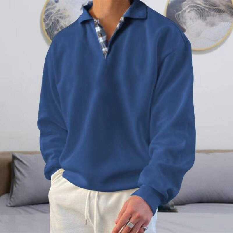 Benedikt | Męski Sweter Men Sweaters Warschau Fashion Granatowy M