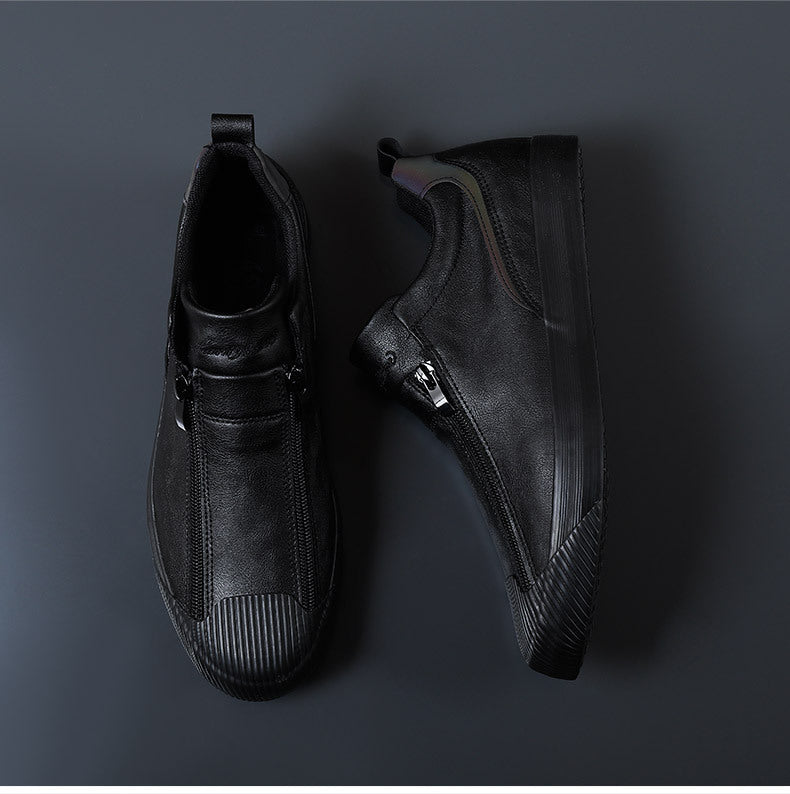 Merlin - Stylowe męskie skórzane buty