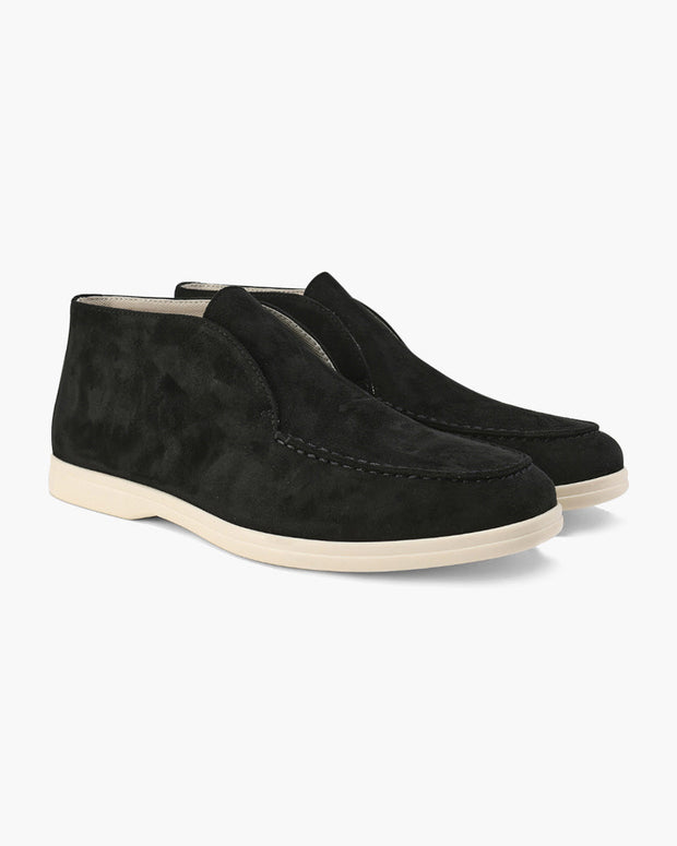 Stare pieniądze Suede Wysokie Mokasyny Warschau Fashion Czarny EU 39 / US 6 / UK 5