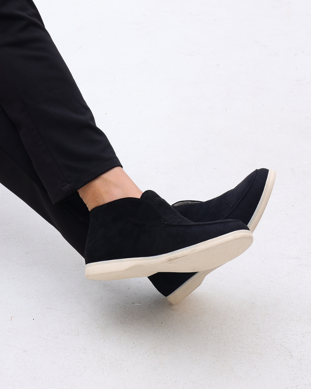 Stare pieniądze Suede Wysokie Mokasyny Warschau Fashion