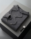 100% Kaszmirowa Hoodie z Kapturem