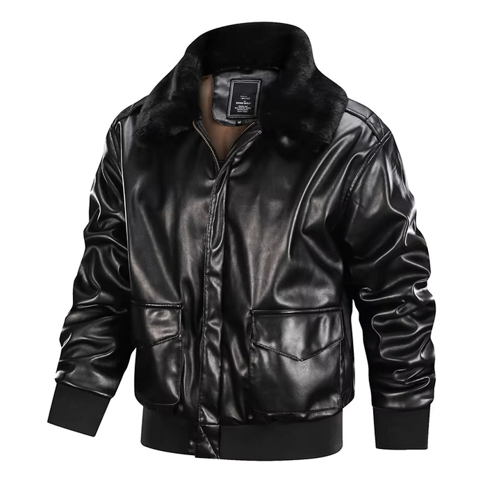 York | Męska kurtka vintage Men Jackets Warschau Fashion Czarny XS