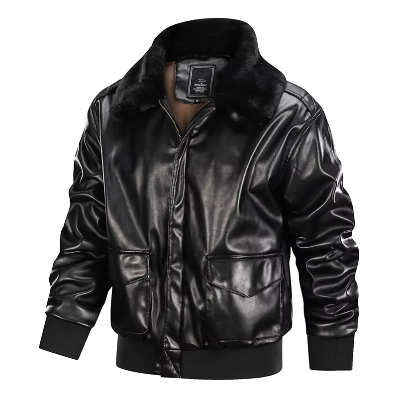York | Męska kurtka vintage Men Jackets Warschau Fashion Czarny XS
