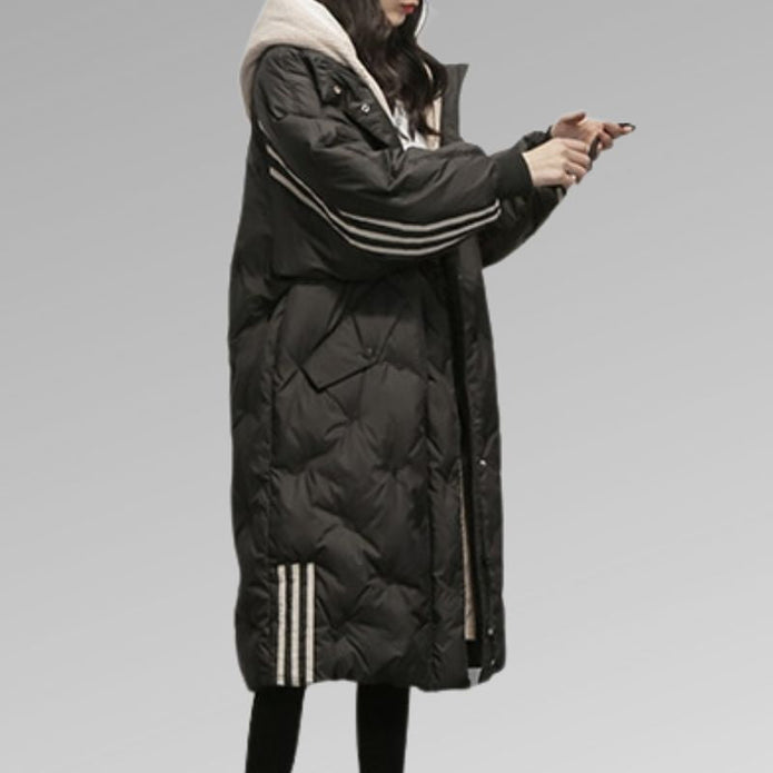 Damska kurtka zimowa puchowa Women's Jacket Warschau Fashion