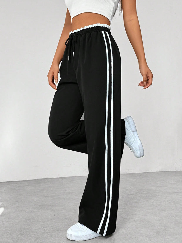 Elsa | Eleganckie Proste Spodnie Damskie Warschau Fashion Czarny S