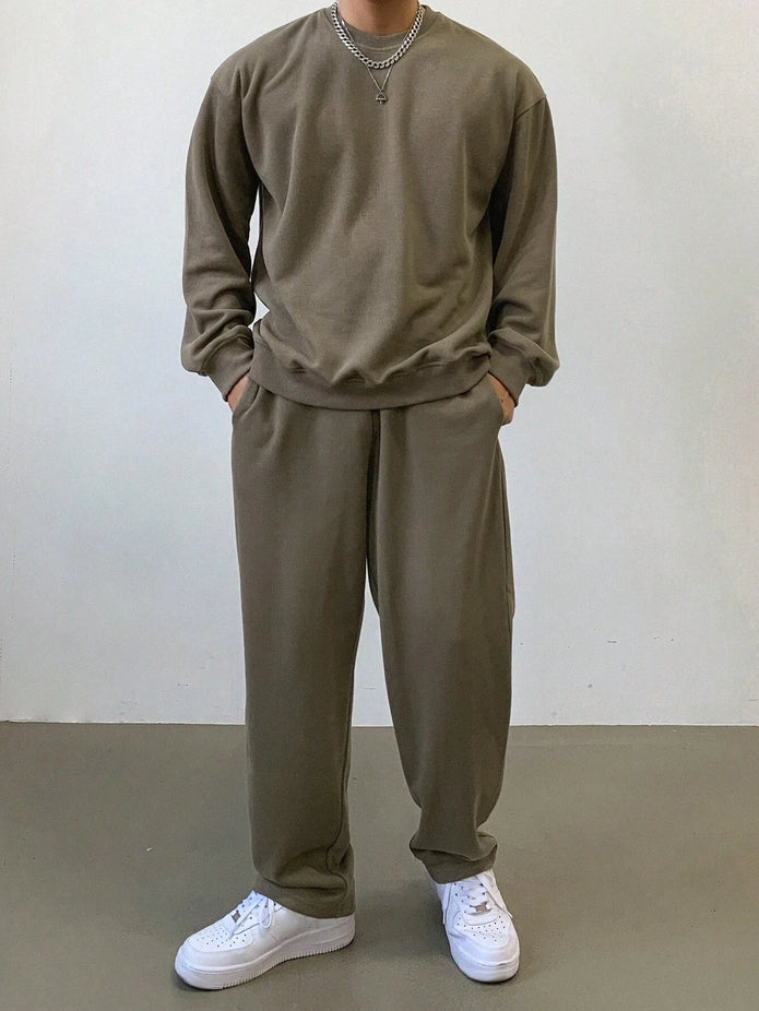 Męski Komplet Dresowy | Bluza i Spodnie trainingspak Warschau Fashion