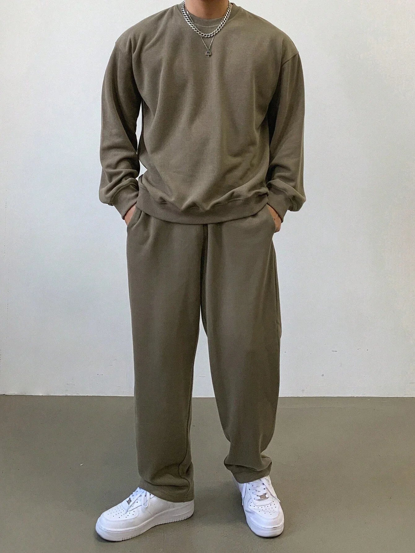 Męski Komplet Dresowy | Bluza i Spodnie trainingspak Warschau Fashion