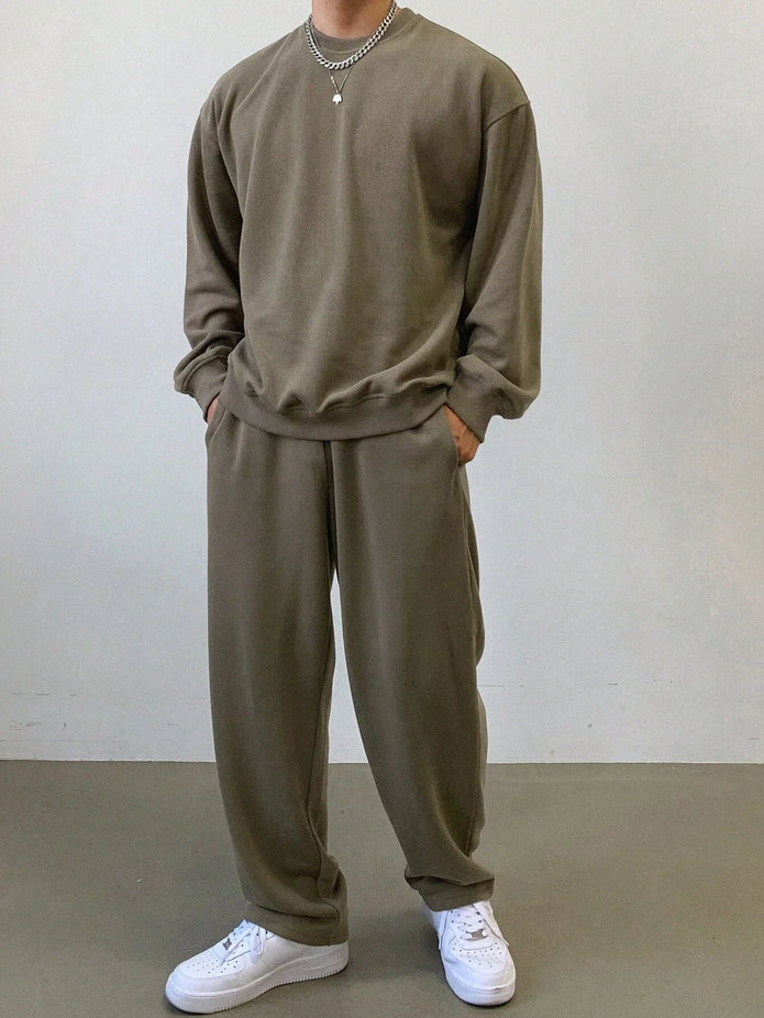 Męski Komplet Dresowy | Bluza i Spodnie trainingspak Warschau Fashion