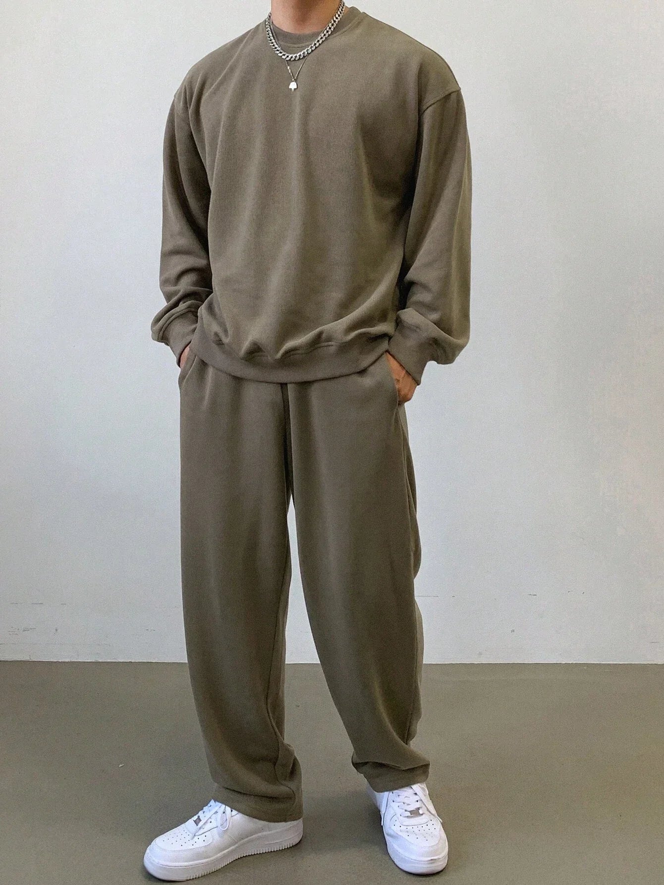 Męski Komplet Dresowy | Bluza i Spodnie trainingspak Warschau Fashion