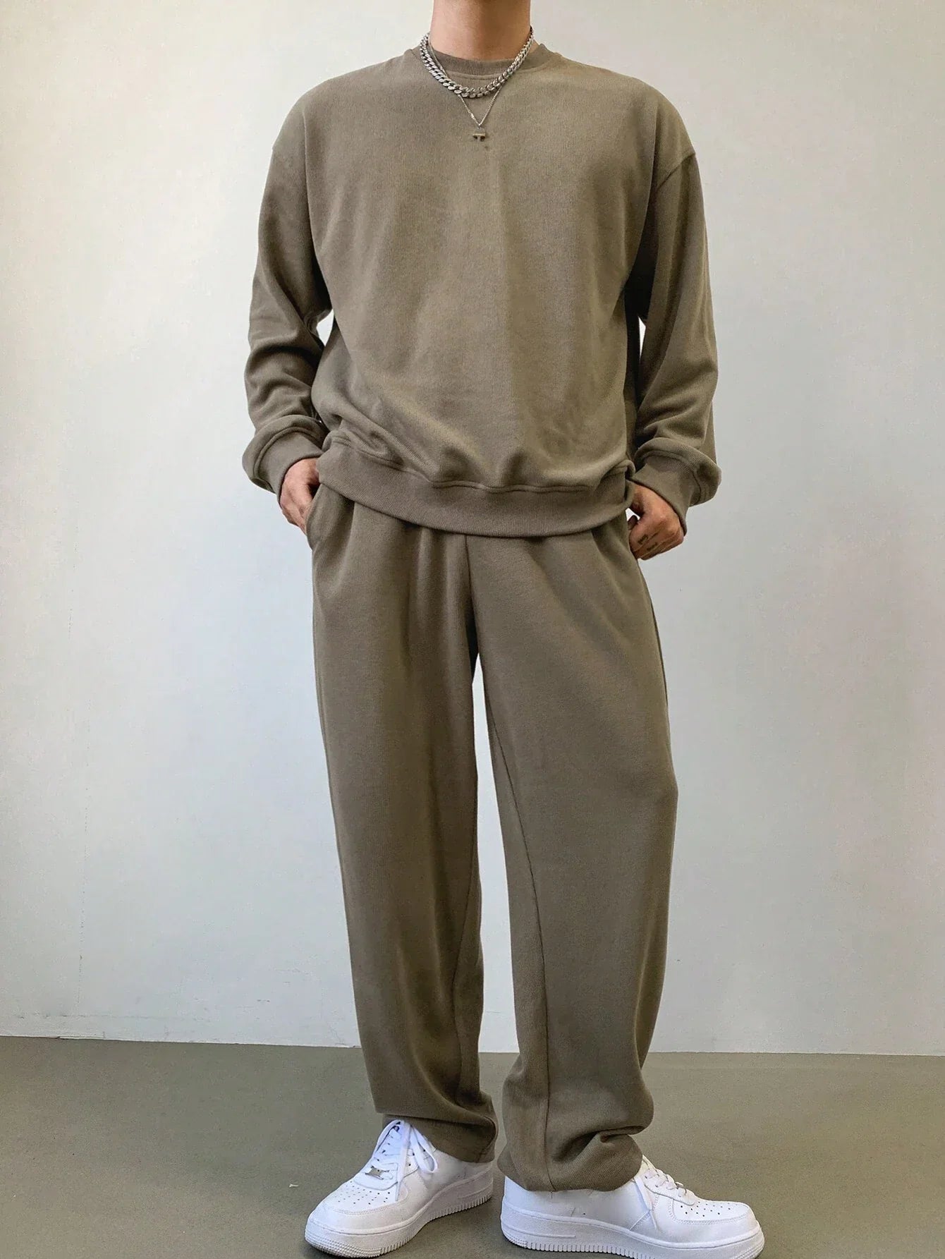 Męski Komplet Dresowy | Bluza i Spodnie trainingspak Warschau Fashion