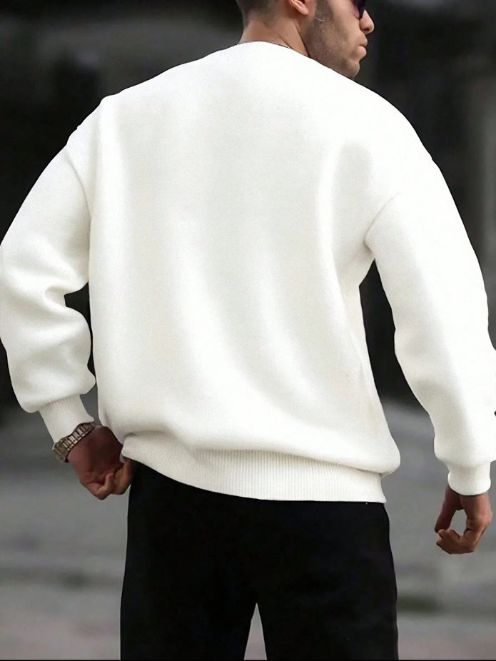Warschau Fashion – Męski Sweter Robiony na Drutach