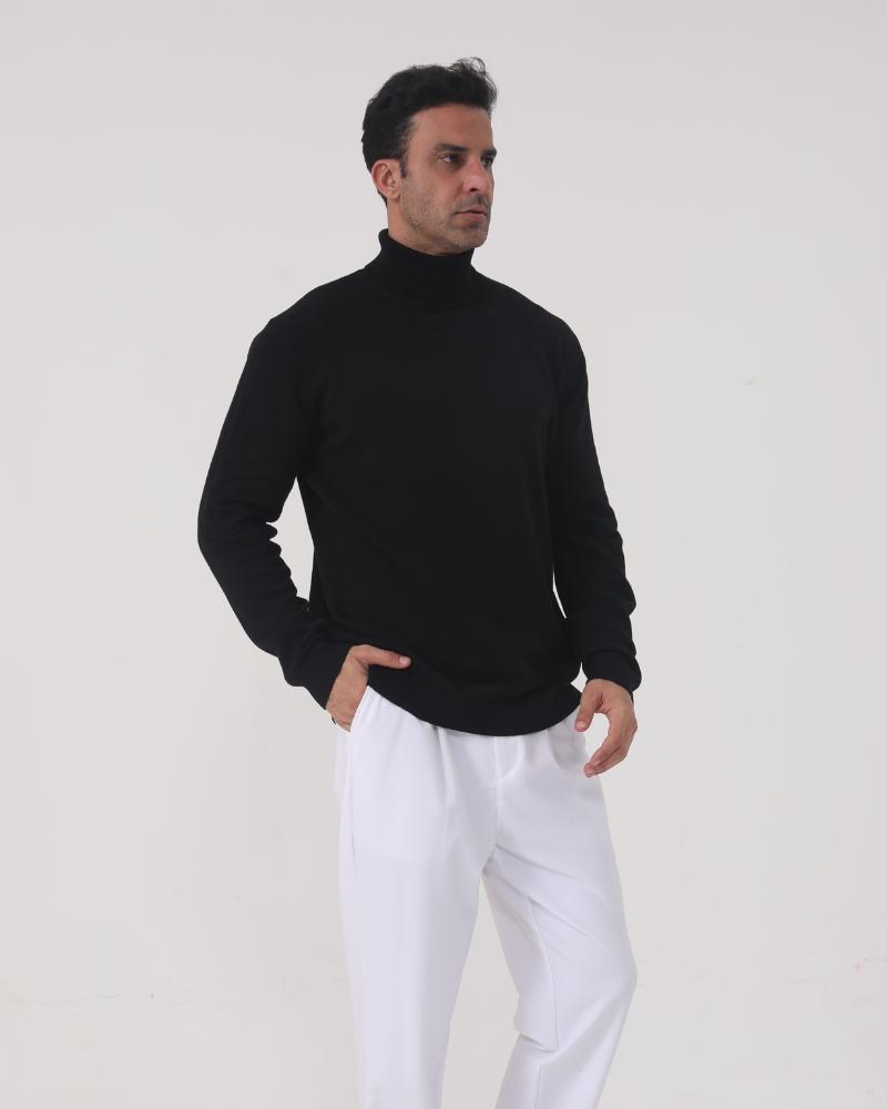 Sweter z wełny merynosów Gstaad
