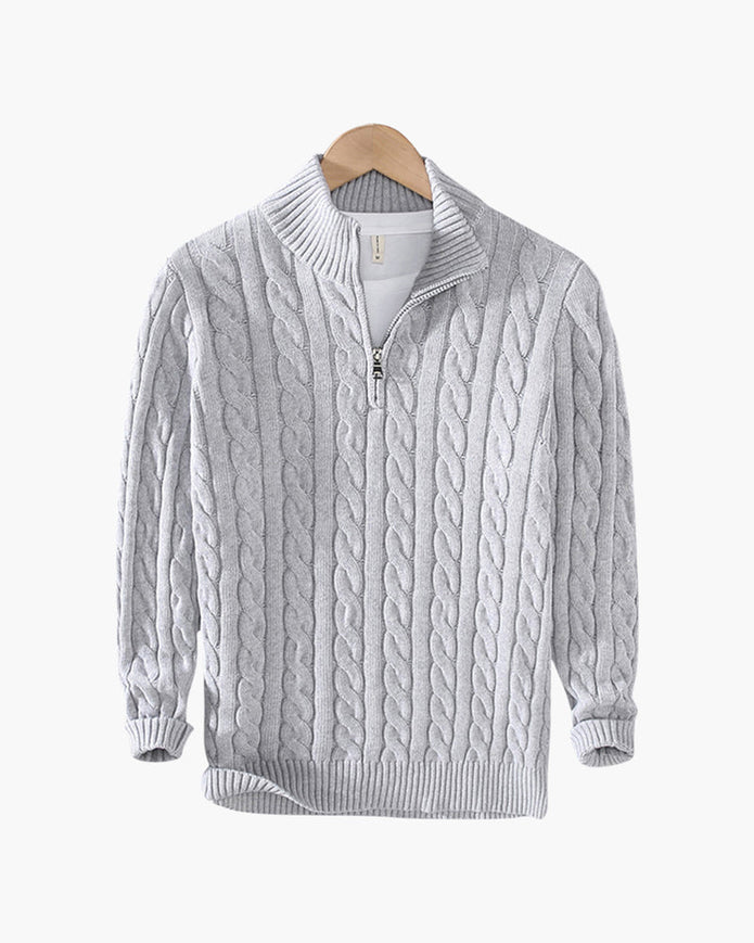 Sweter Verbier z pół zamkiem
