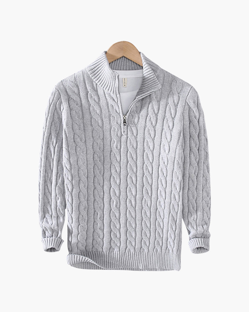 Sweter Verbier z pół zamkiem