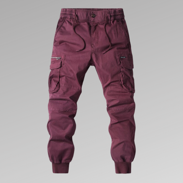 Nando - Męskie spodnie CargoStyle Cargo pants Warschau Fashion Czerwony S