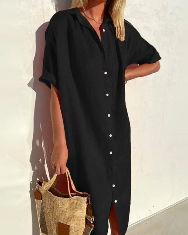 Annabelle - Elegancka Letnia Sukienka Chic Casual Dresses Warschau Fashion Czarny Xs