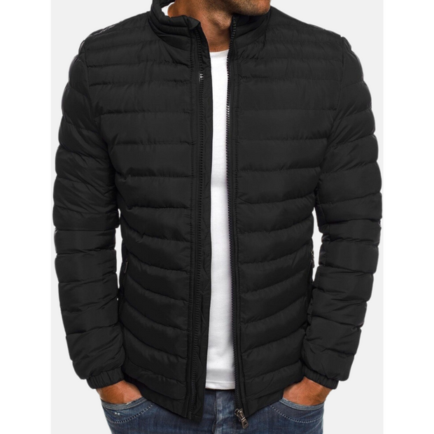 Alinet | Męska Kurtka Zimowa Ciepła Men Jackets Warschau Fashion Czarny S