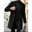 Jorikenit | Męski długi zimowy płaszcz trench Men Coat Warschau Fashion