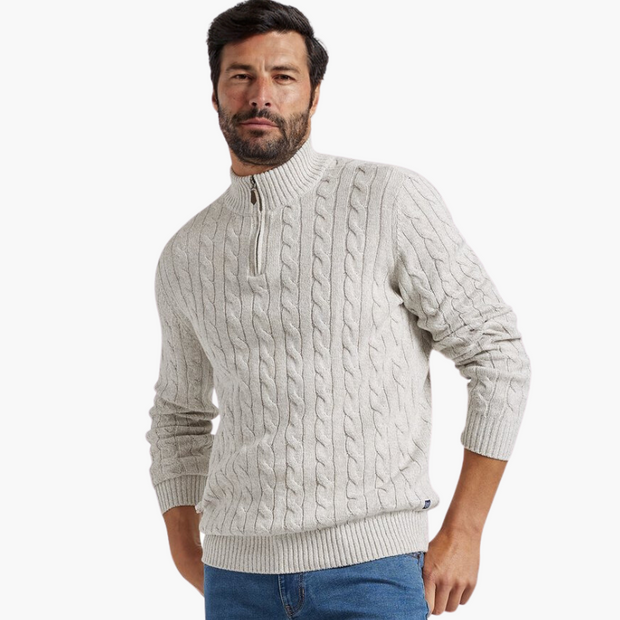 Sweter Verbier z pół zamkiem