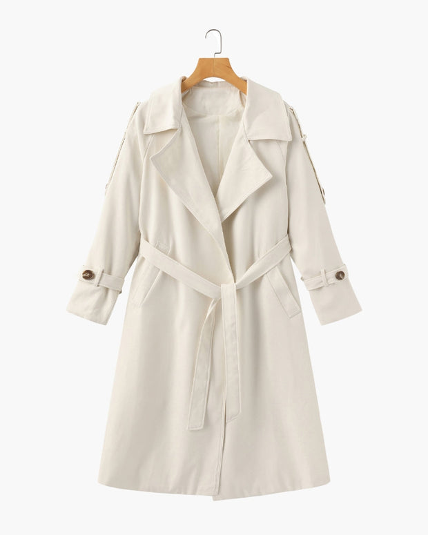 Płaszcz Heritage Trench Coat 0 Warschau Fashion Beżowy XS
