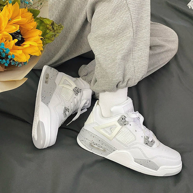 Lotte | Wysokie, codzienne buty sportowe Dames Sneakers | modern Warschau Fashion Szary 36