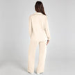 Eline | Luksusowy Zestaw Odzieży Domowej z Przytulnymi Spodniami i Dekoltem w Serek Loungewear Set Warschau Fashion