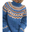 Linnea - Stylowy sweter na jesień i zimę Sweater Warschau Fashion Niebieski S