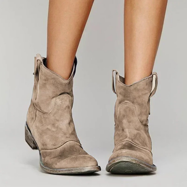 Buty Warschau Fashion z Ostrym Noskiem dla Kobiet Boots Warschau Fashion Brązowy 34