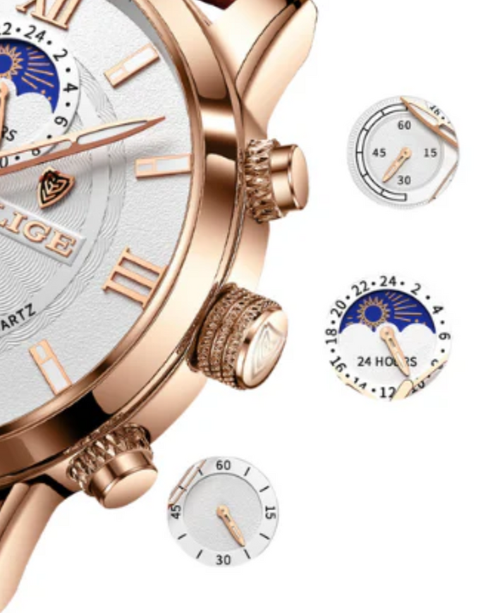 Wodoodporny zegarek Lugano Classic