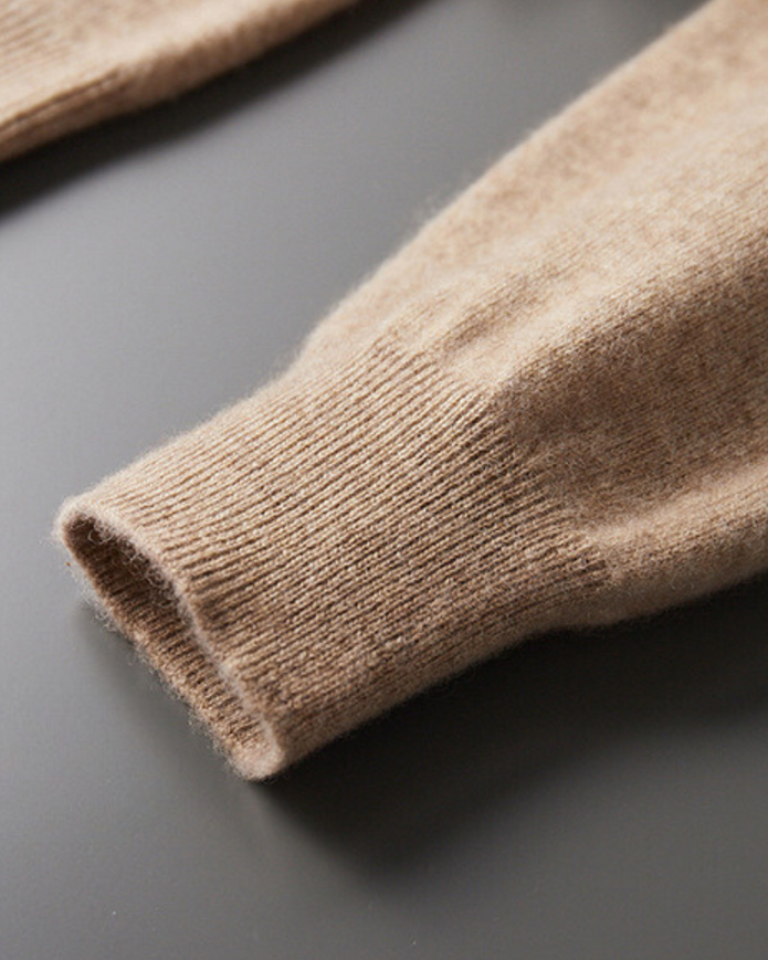 100% Kaszmirowa Hoodie z Kapturem