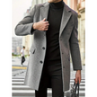 Jorikenit | Męski długi zimowy płaszcz trench Men Coat Warschau Fashion